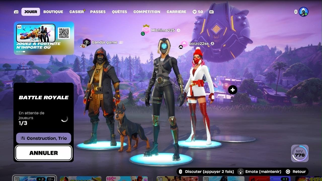 Fortnite BATTLE royal section