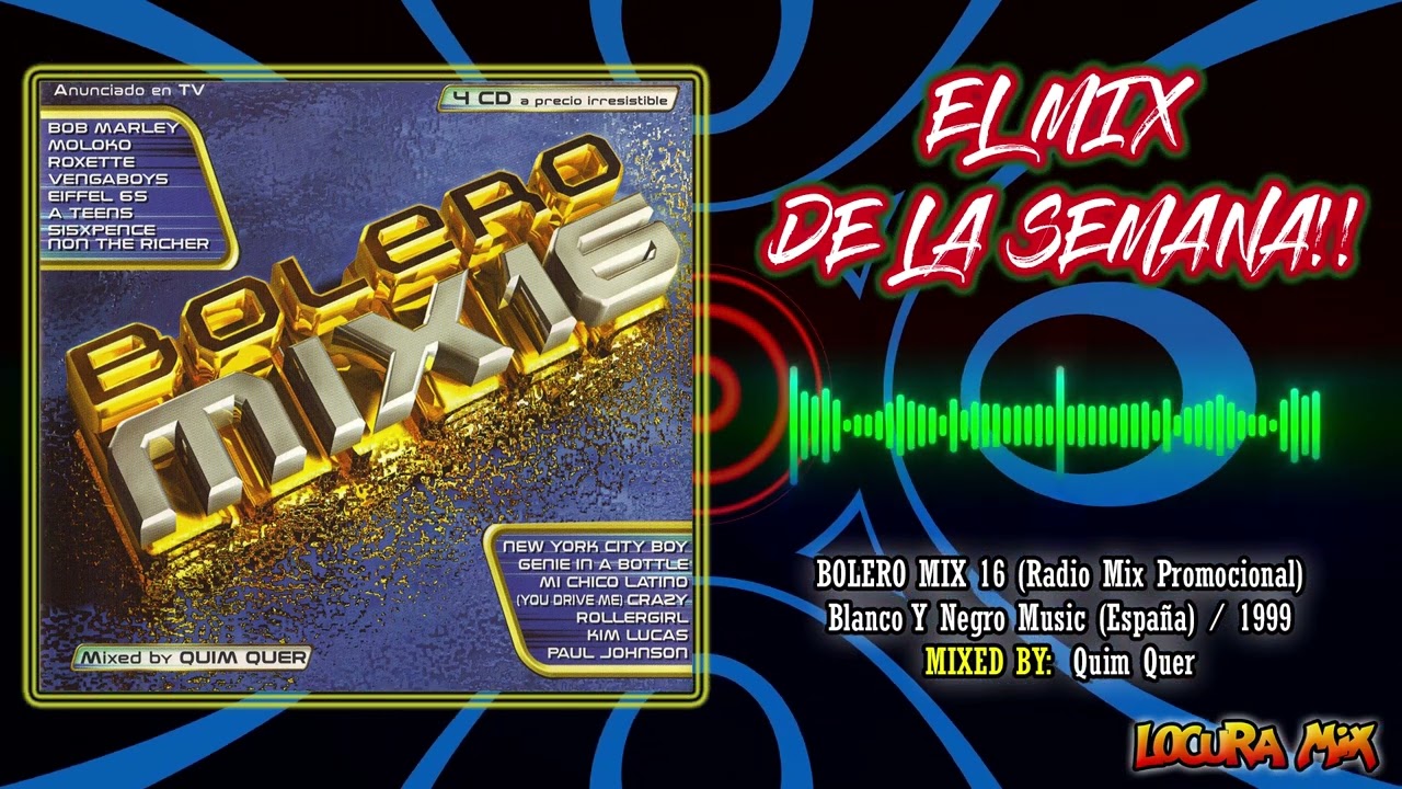 Bolero Mix 16 - Radio Mix Promocional (1999)