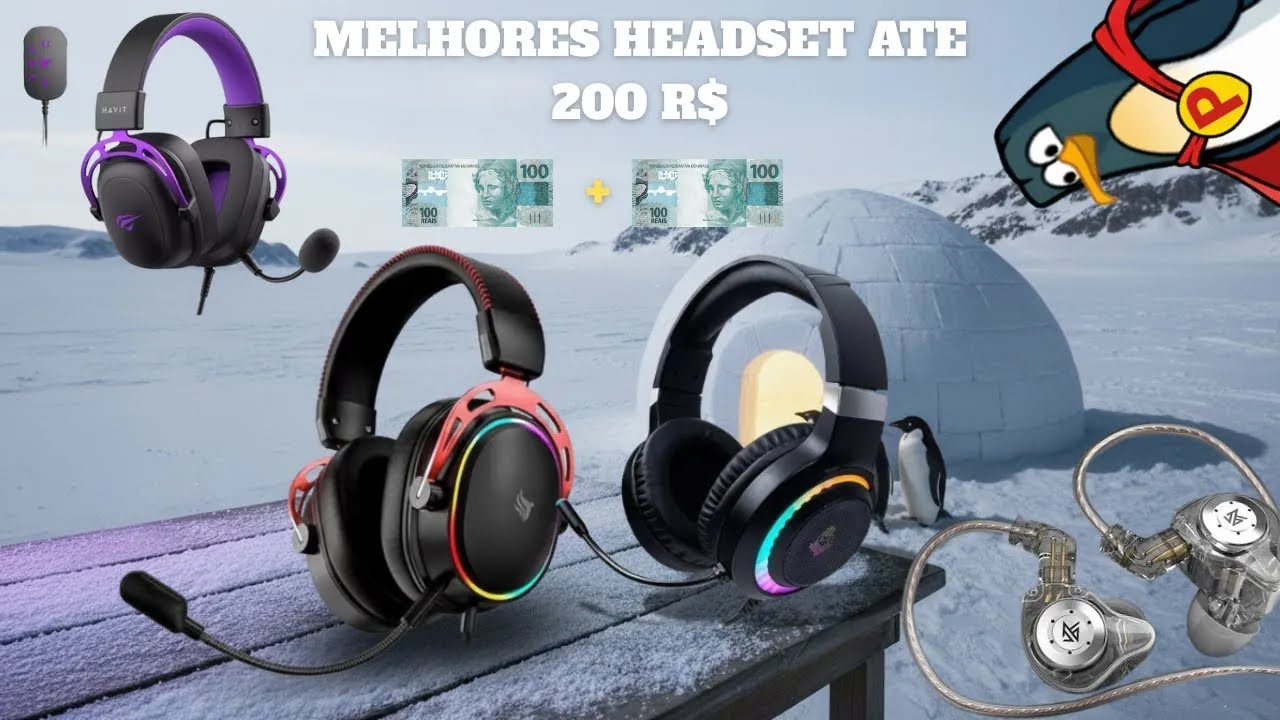 Compre Certo! Os 5 Melhores Headsets até 200 Reais
