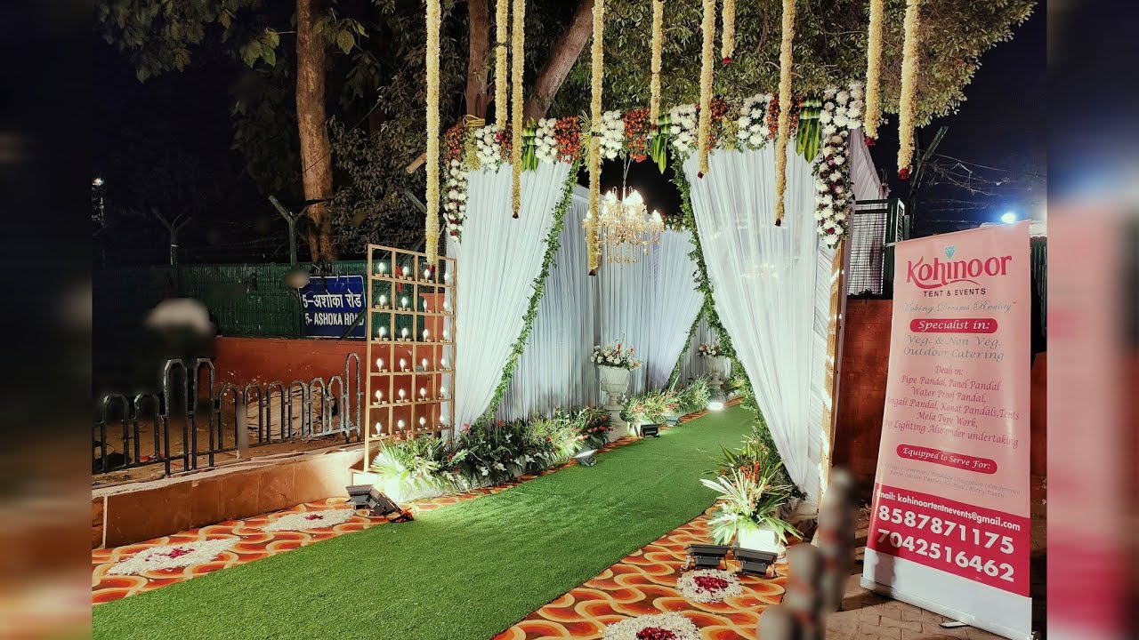 Wedding At Bungalow No. 5, Ashoka Road || Kohinoor Tent & Events