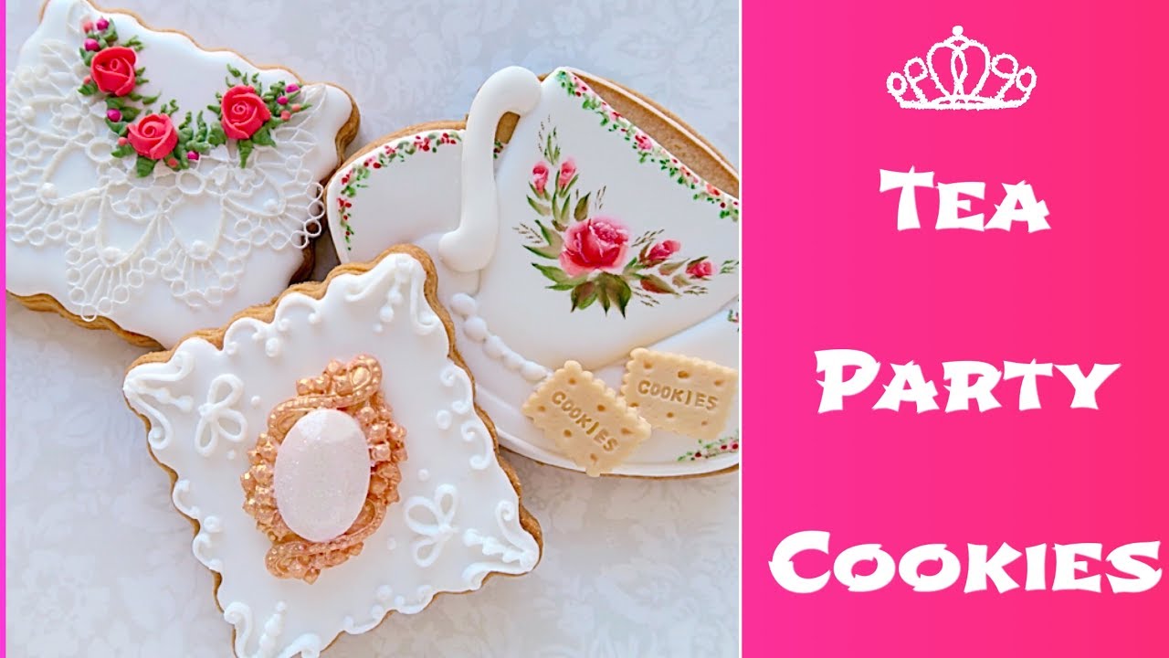Tea Party cookies...🌹☕️🌹