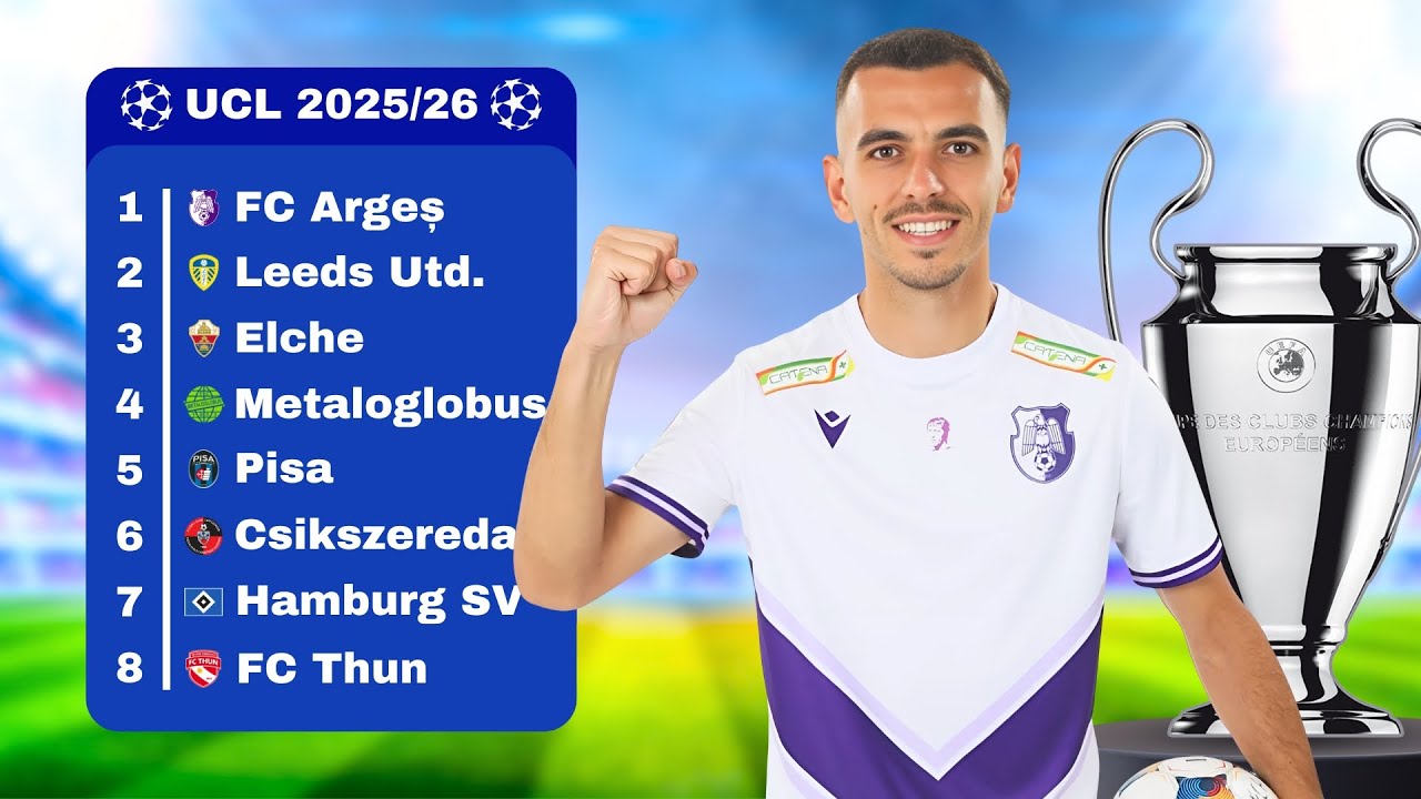 Champions League doar cu echipe NOU PROMOVATE &icirc;n FC 26 🏆
