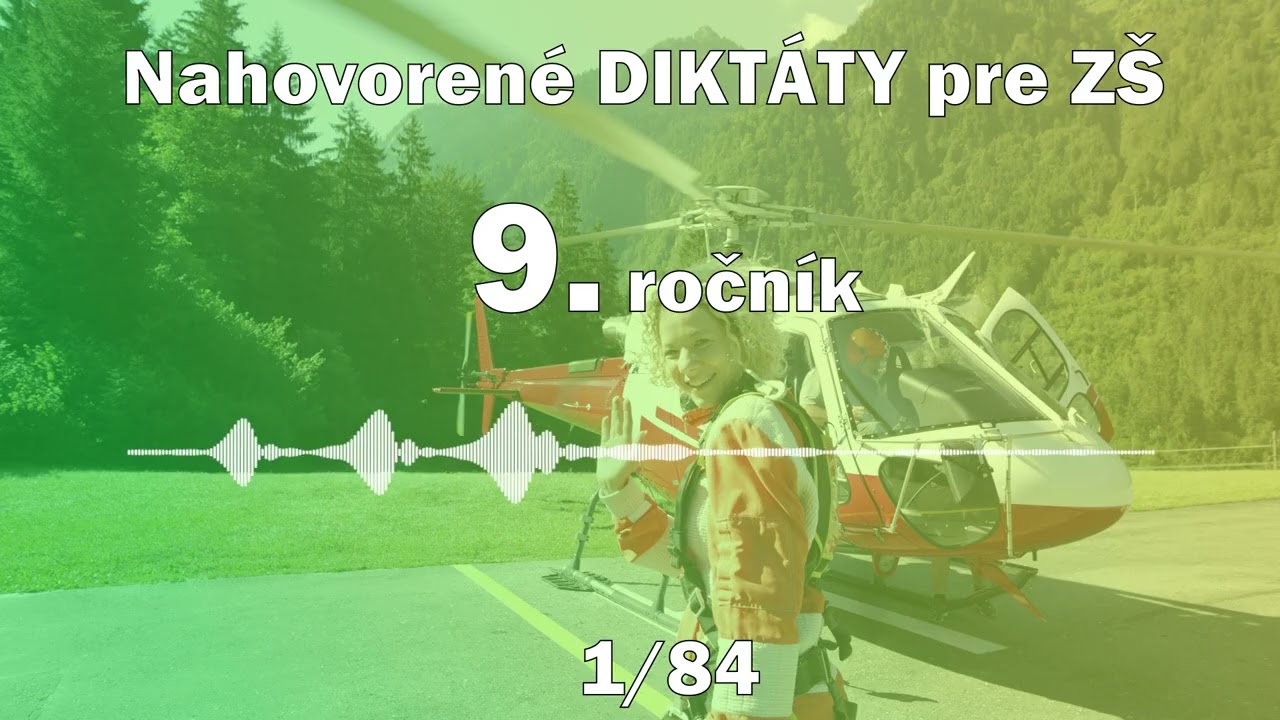Diktát č. 1 - prídavné mená (pre 9. ročník ZŠ)