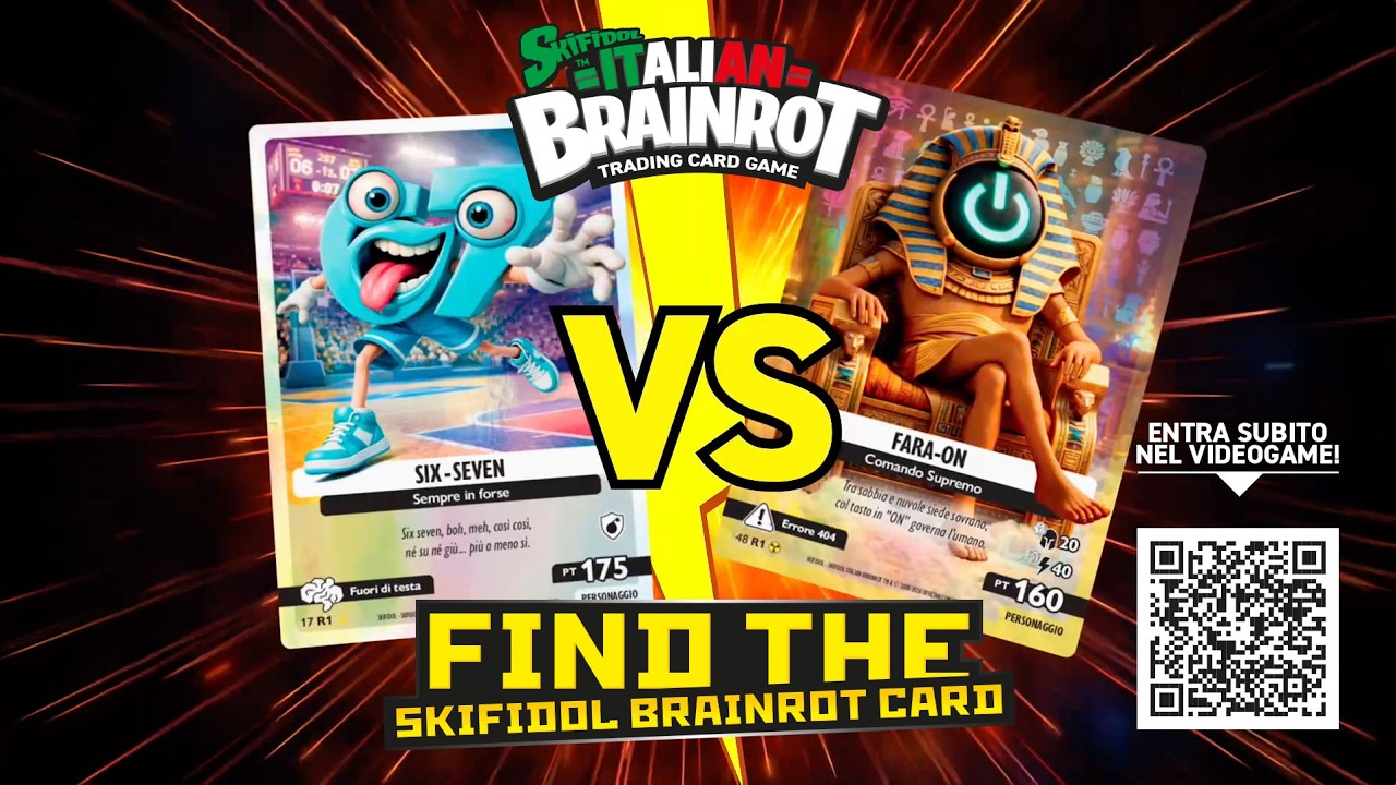 SKIFIDOL ITALIAN BRAINROT - SERIE ROBLOX - FIND THE SKIFIDOL BRAINROT CARD. Fuori ora!