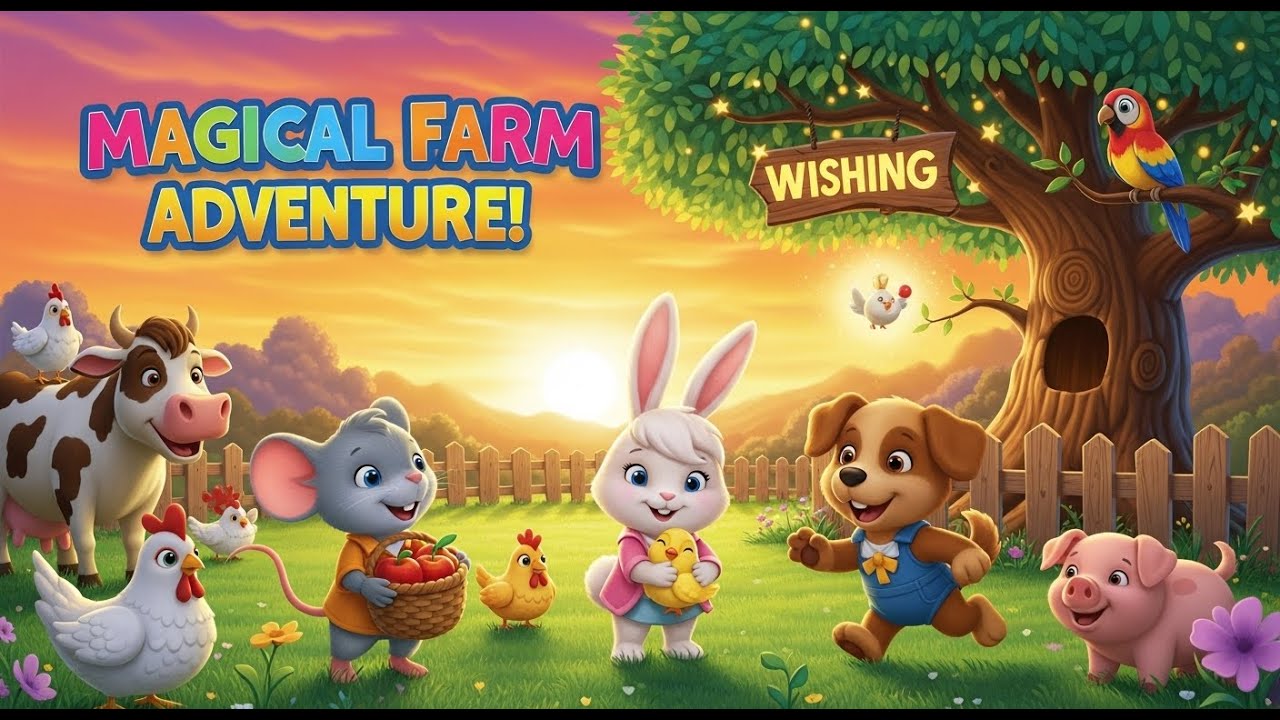 Max and the Magical Farm Adventure | Animals in Danger! Brave Heroes Save the Farm | Kids Story