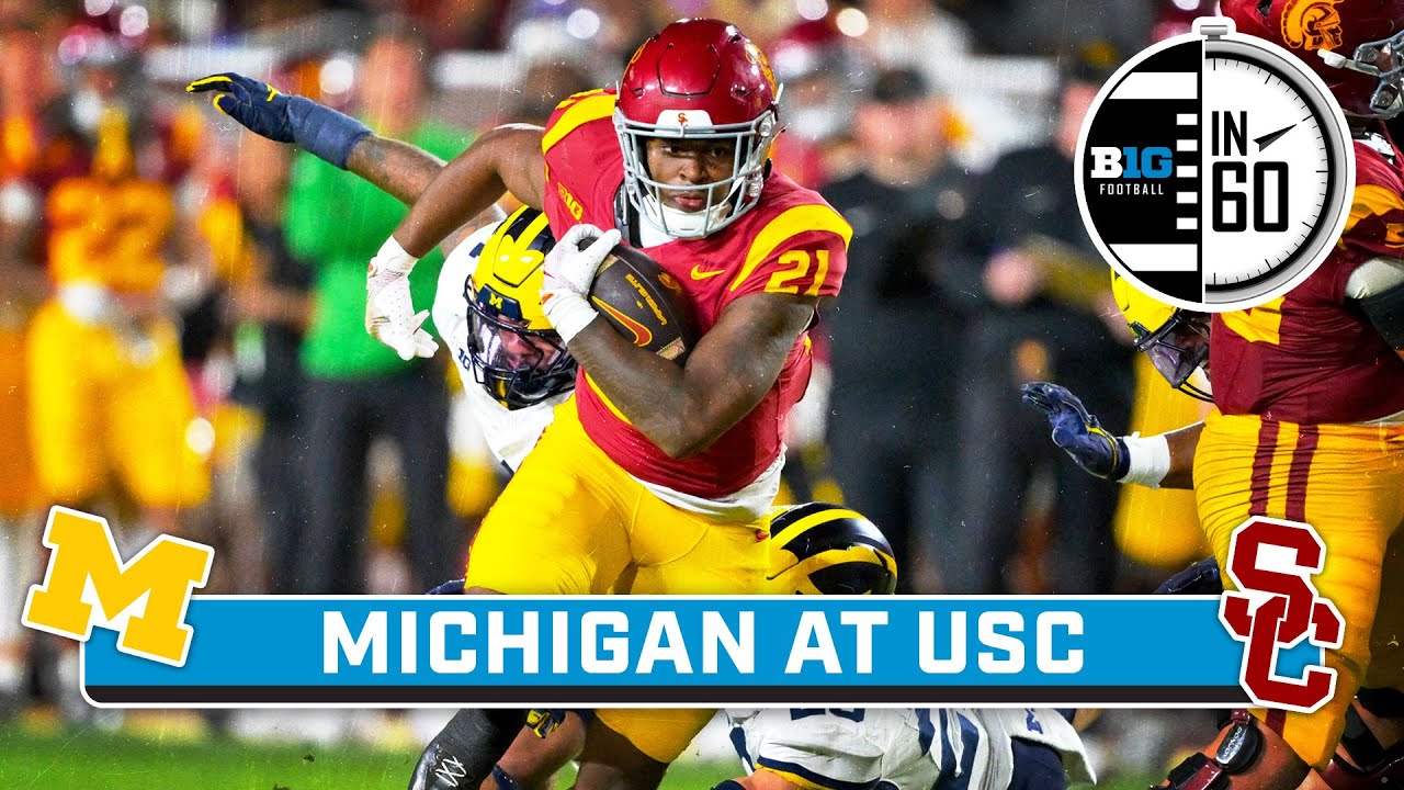 Michigan at USC | Oct. 12, 2025 | B1G Football in 60