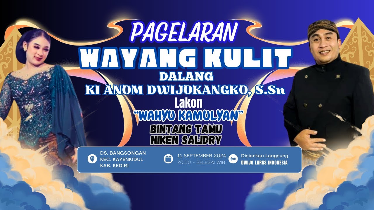 🔴LIVE WAYANG KULIT DALANG KI ANOM DWIJOKANGKO, S.Sn 