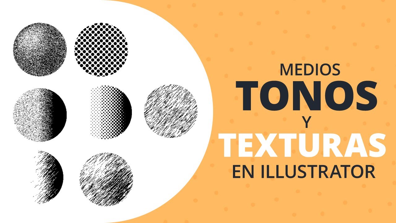 Aprende a Crear Medios Tonos y Texturas en Illustrator