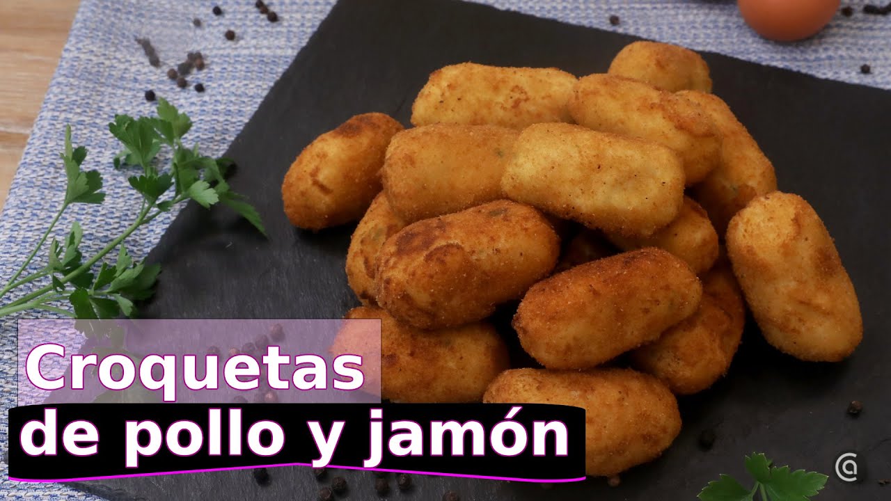 CROQUETAS de POLLO y JAMÓN: la receta clásica más fácil //​ Cocina Abierta