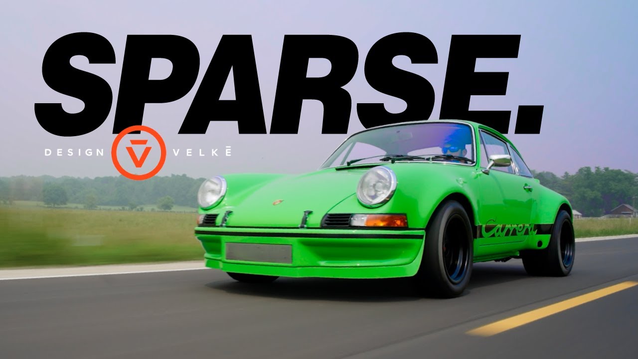 The Sparse 911. Porsche 911 RSR Reinvented by Design Velke – Emotional, Racing Soul, The Green Jewel
