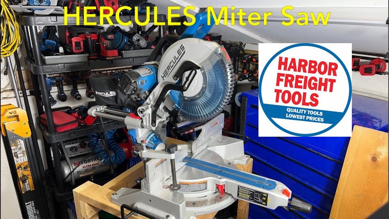HERCULES 12-inch Dual-Bevel Sliding Compound Miter Saw - Review