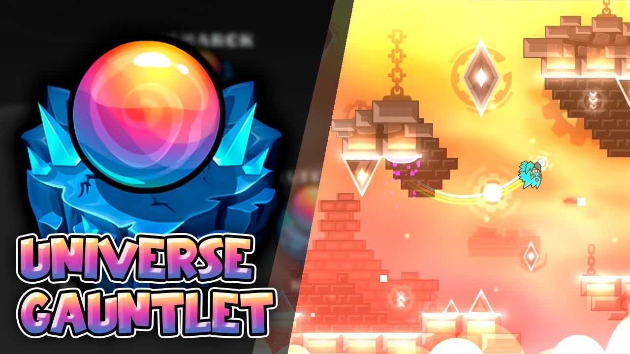 &ldquo;Universe Gauntlet&rdquo; Complete (All Coins) &ndash; Geometry Dash