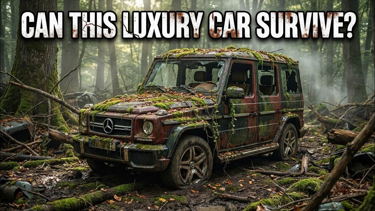 Abandoned Mercedes-AMG G800 in Jungle Jungle Rusted Beyond Repair? ASMR Car Restoration!