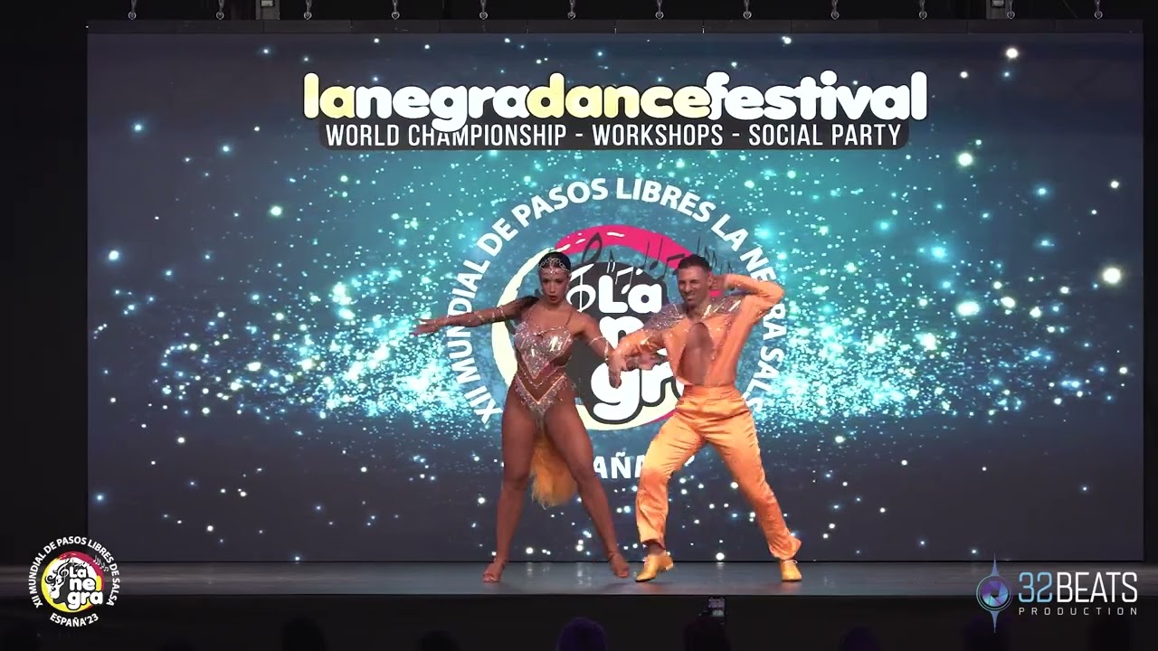 TONY Y SHEIDA 1⁰ PUESTO FINAL PAREJAS SALSA Mundial de Pasos Libres La Negra Salsa 2023