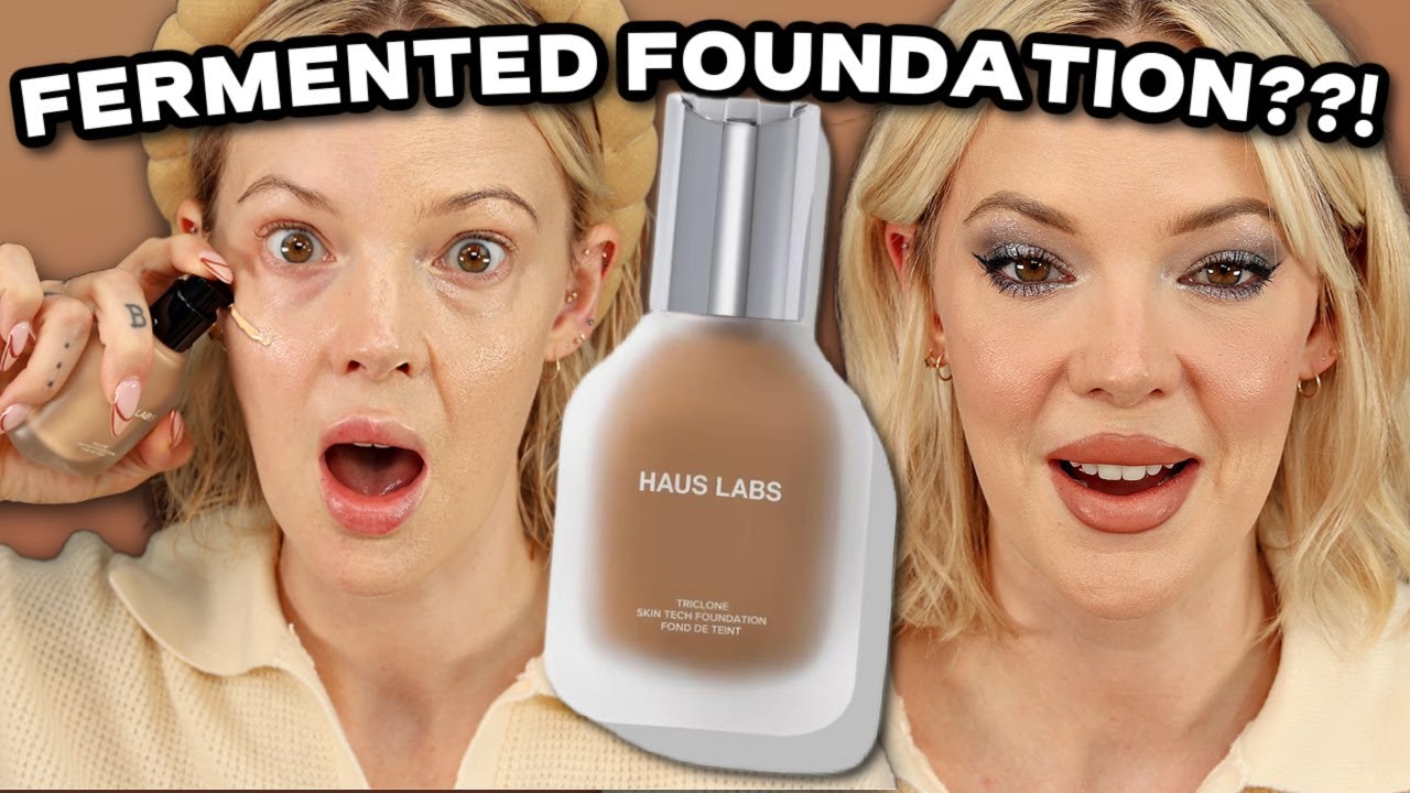 HONEST HAUS LABS FOUNDATION REVIEW and WEAR TEST for DRY SKIN - Does It Work?