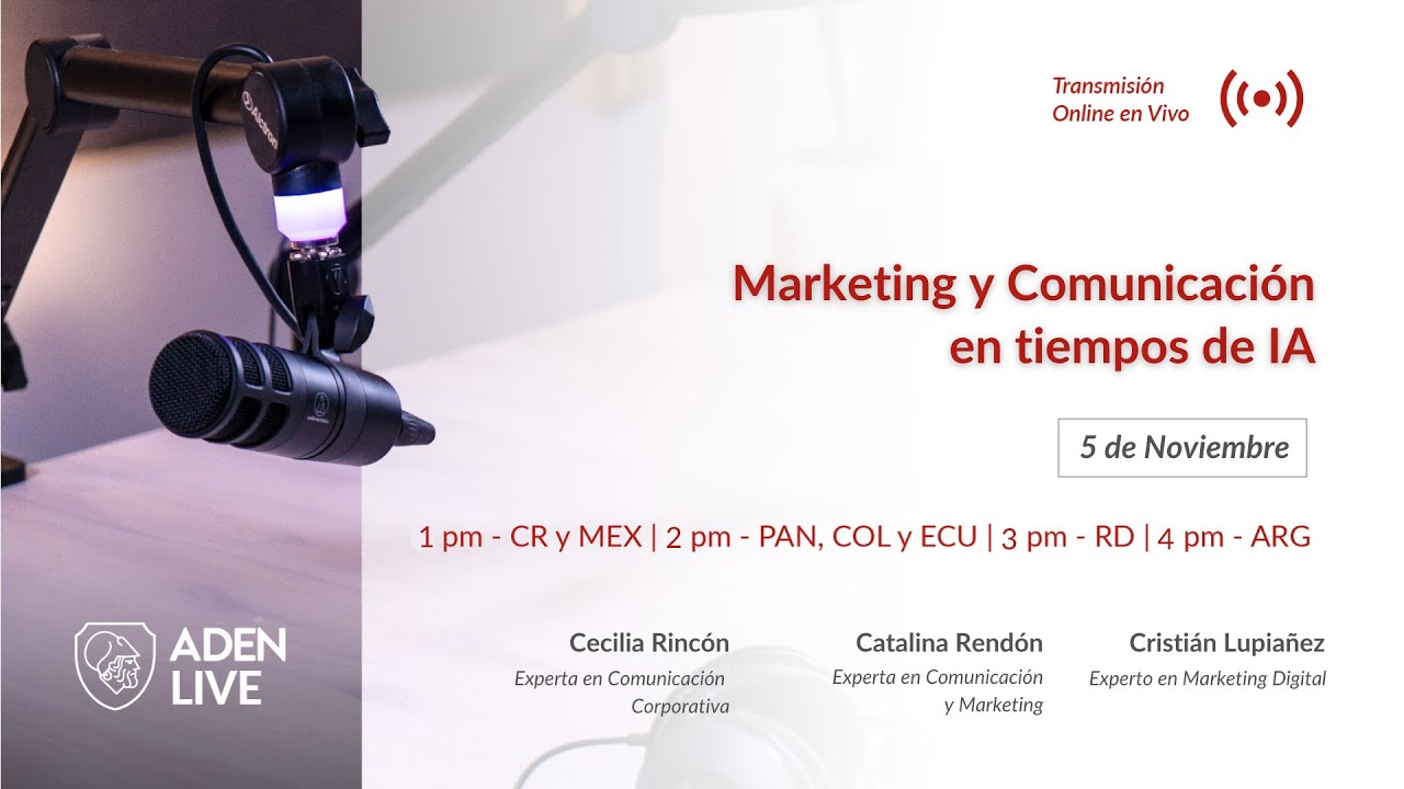 ADEN LIVE | Marketing y Comunicación en tiempos de IA