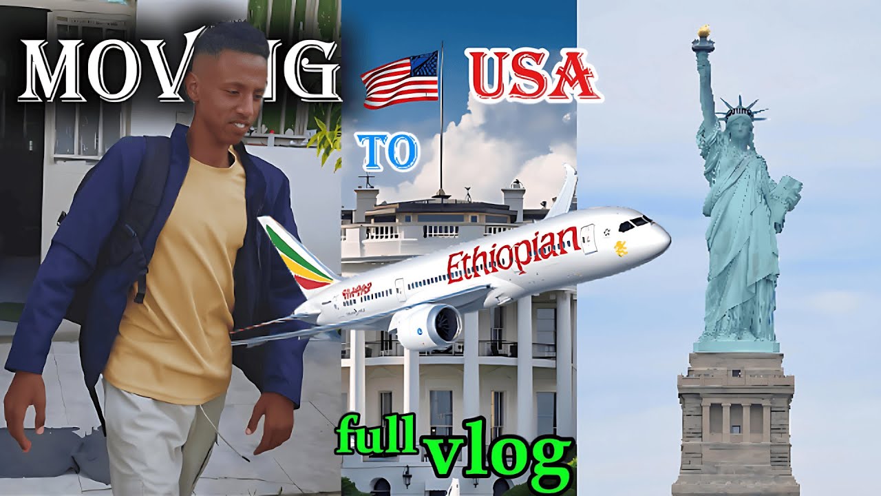 ✈️ I Moved from Ethiopia to America Alone at 17 | Full Moving Vlog 2025