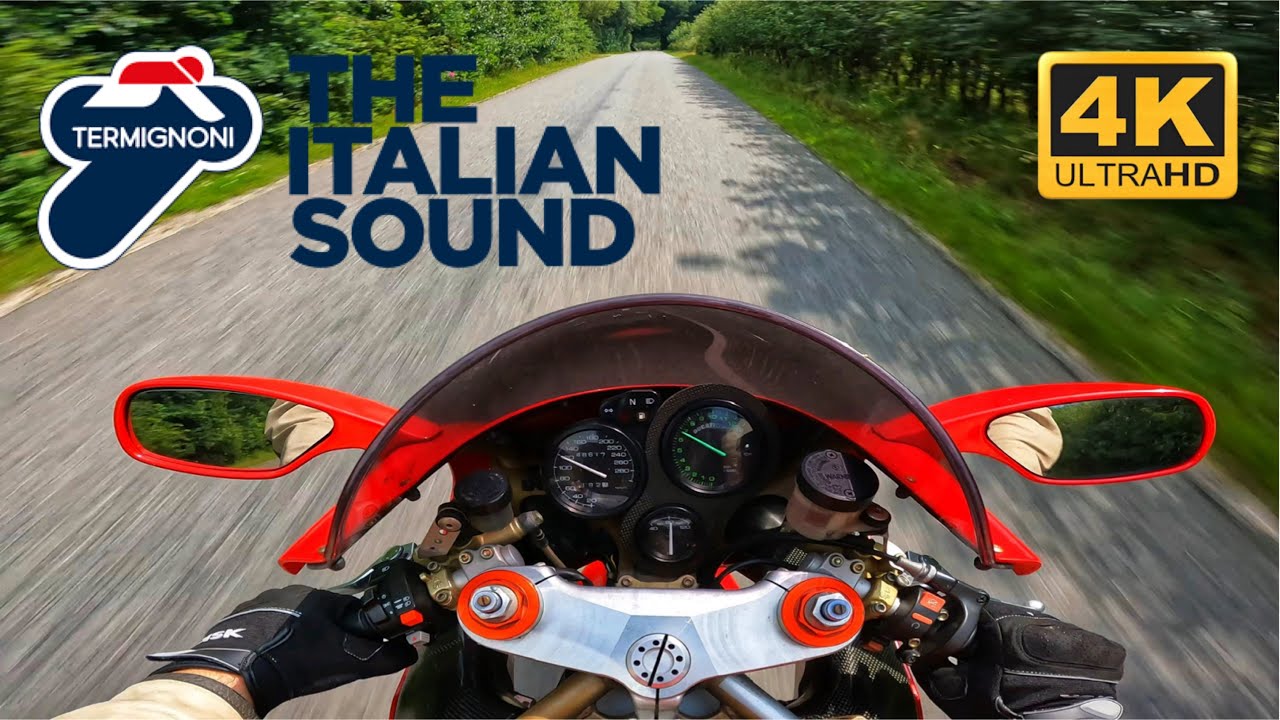 Ducati 748 | Slow Ride | Pure Sound  -  4K