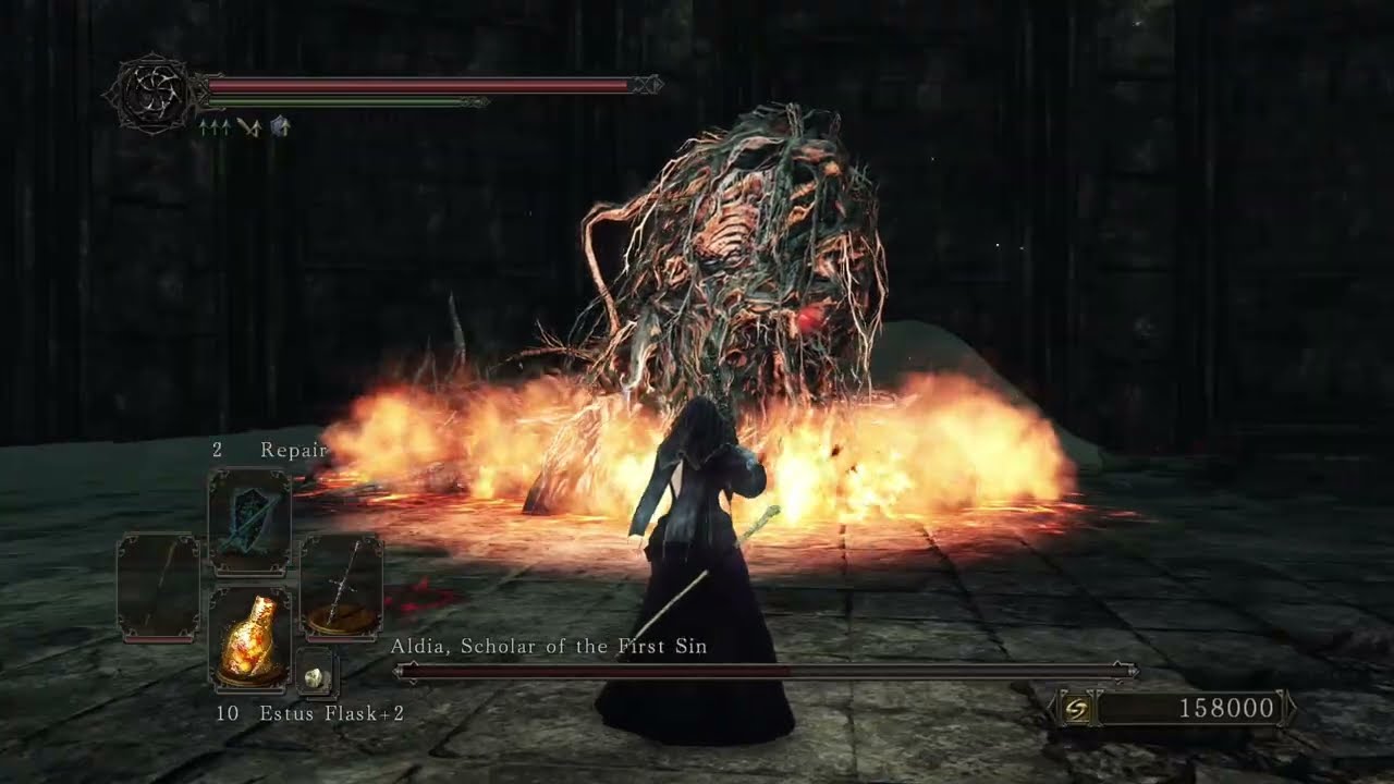 Aldia, Scholar of the First Sin - first playthrough winning attempt