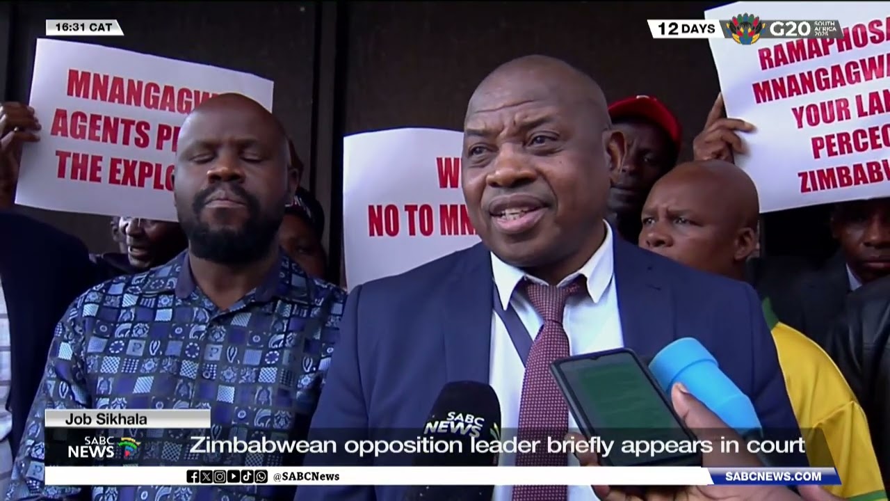 Job Sikhala | Zimbabwean opposition leader briefly appears in court