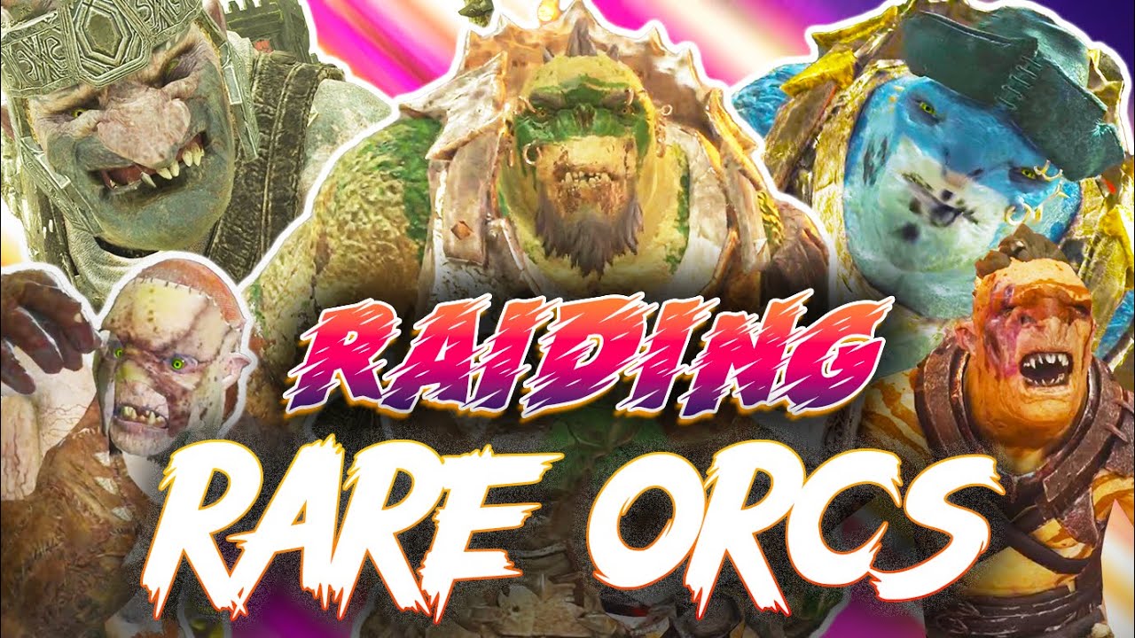 STEALING UNIQUE RARE ORCS in Online Fort Raids 🛍️  Funny Weird Orcs in Middle Earth Shadow of War 🔥