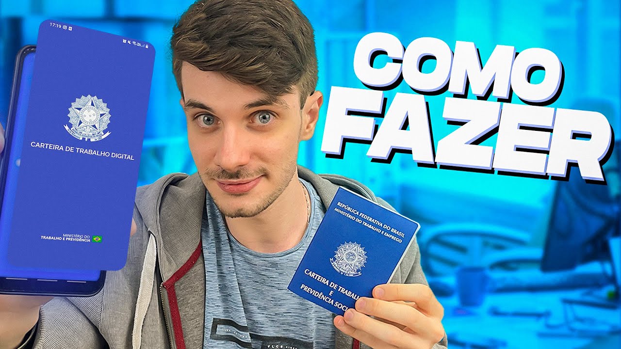 📱 COMO FAZER CARTEIRA DE TRABALHO DIGITAL PELO CELULAR EM 2026!