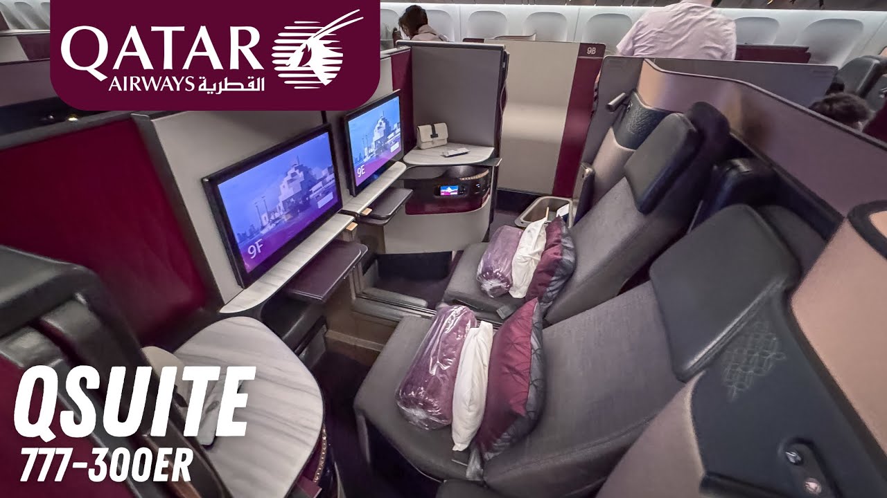 Qatar Airways Qsuite 777-300ER Business Class Washington DC to Doha