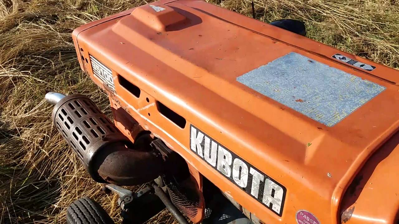 Jazda traktorkiem KUBOTA B5100