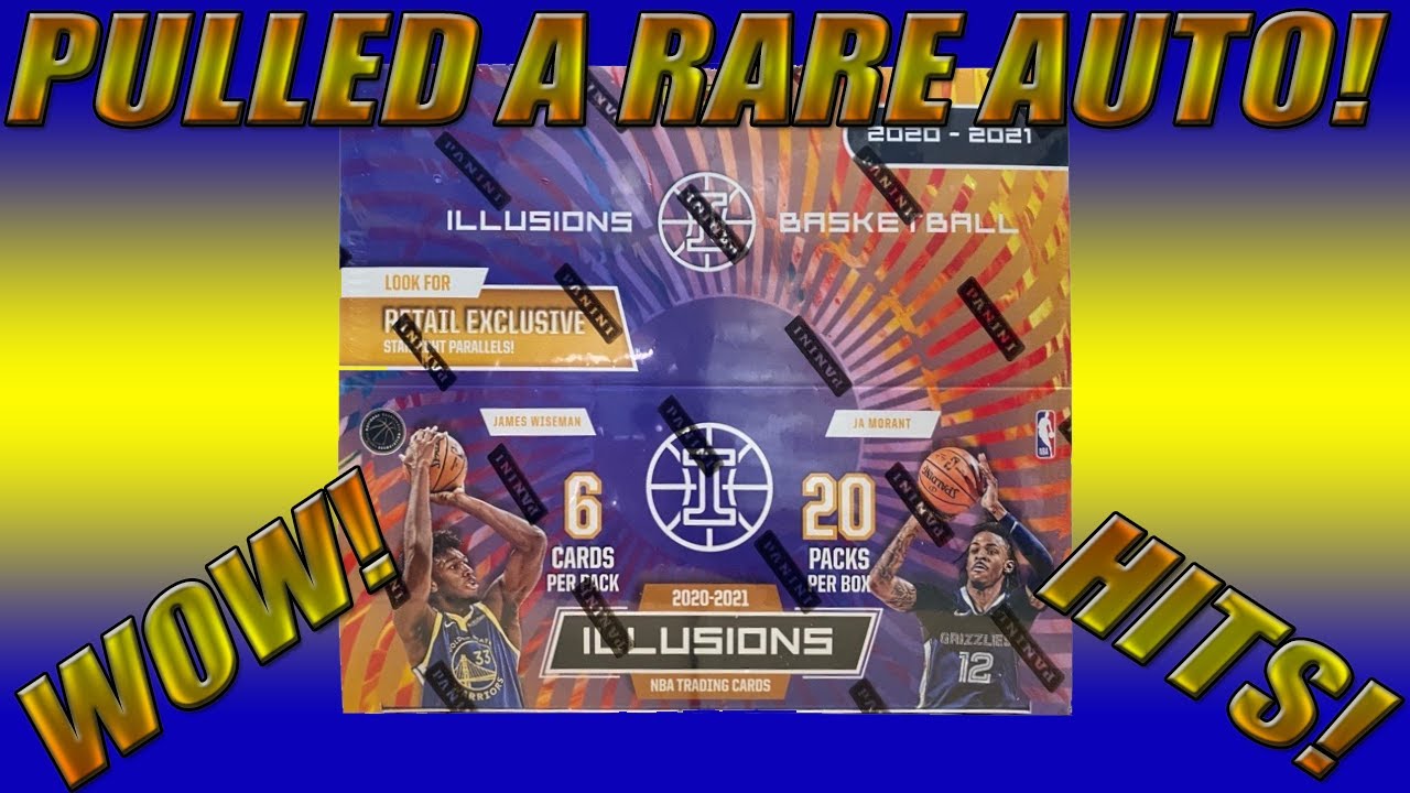 2020-2021 PANINI NBA ILLUSIONS BASKETBALL 20pk BOX! - PULLED RARE AUTO!