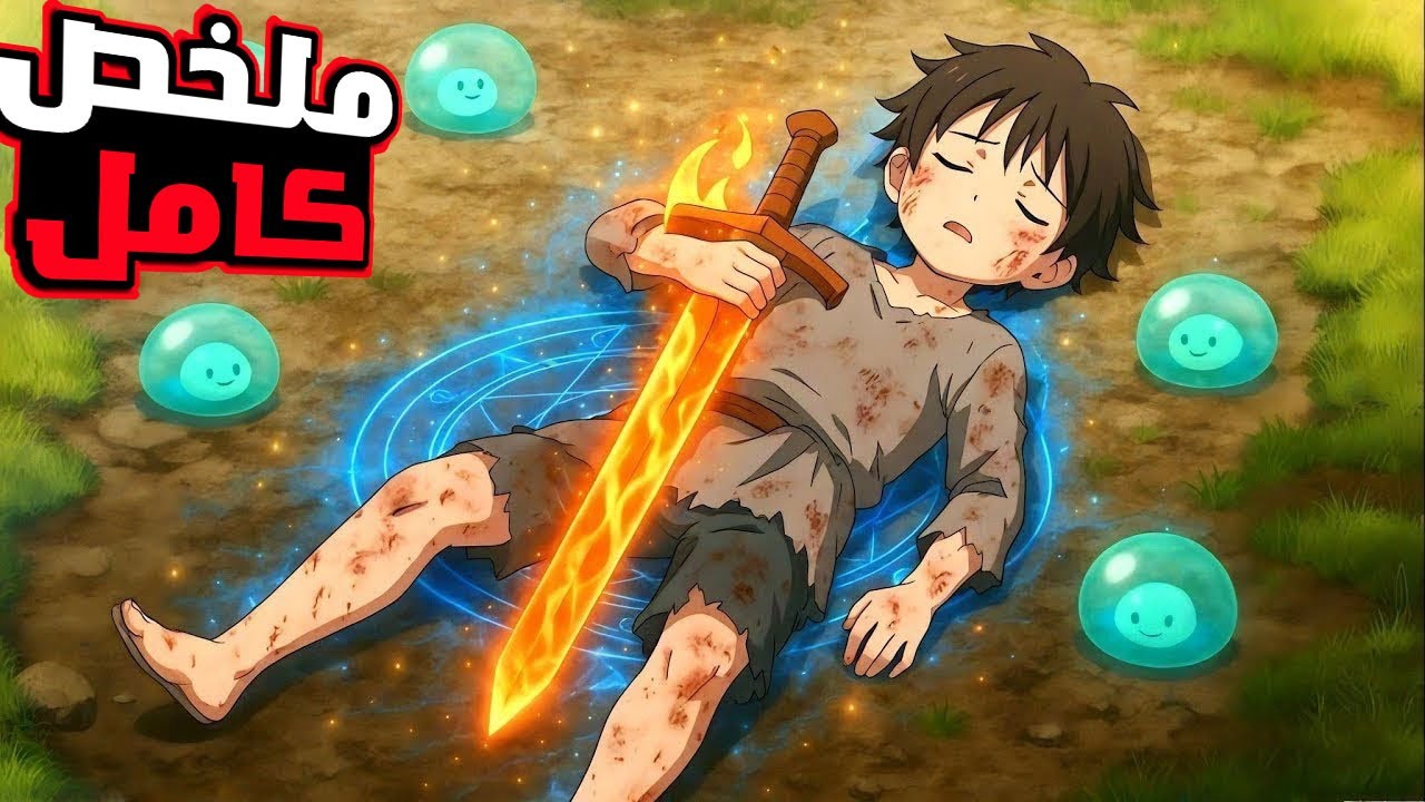 شاب ضعيف بيدخل مغاره غريبه وبيلاقي سيف فبتتغير حياته وبيرجع بالزمن عشان ينقذ اصدقائه😈🤯ملخص انمى 2026