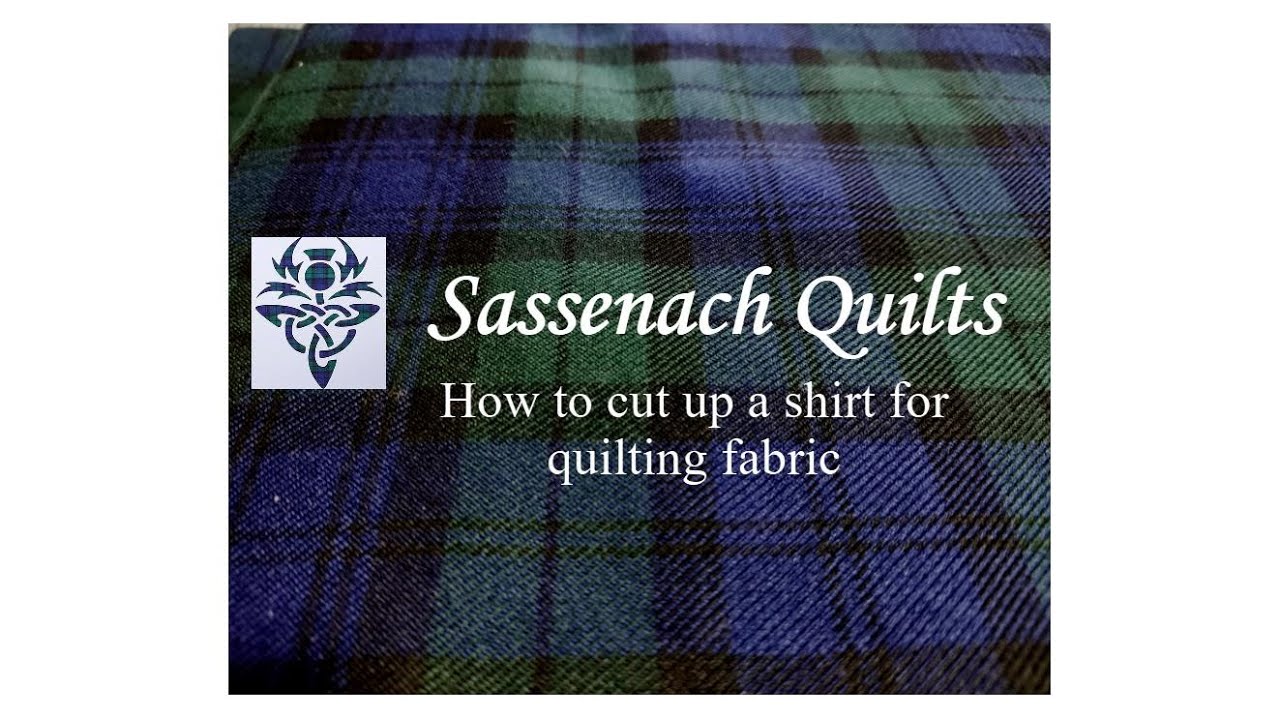 How to Cut up a Shirt for Quilt Fabric