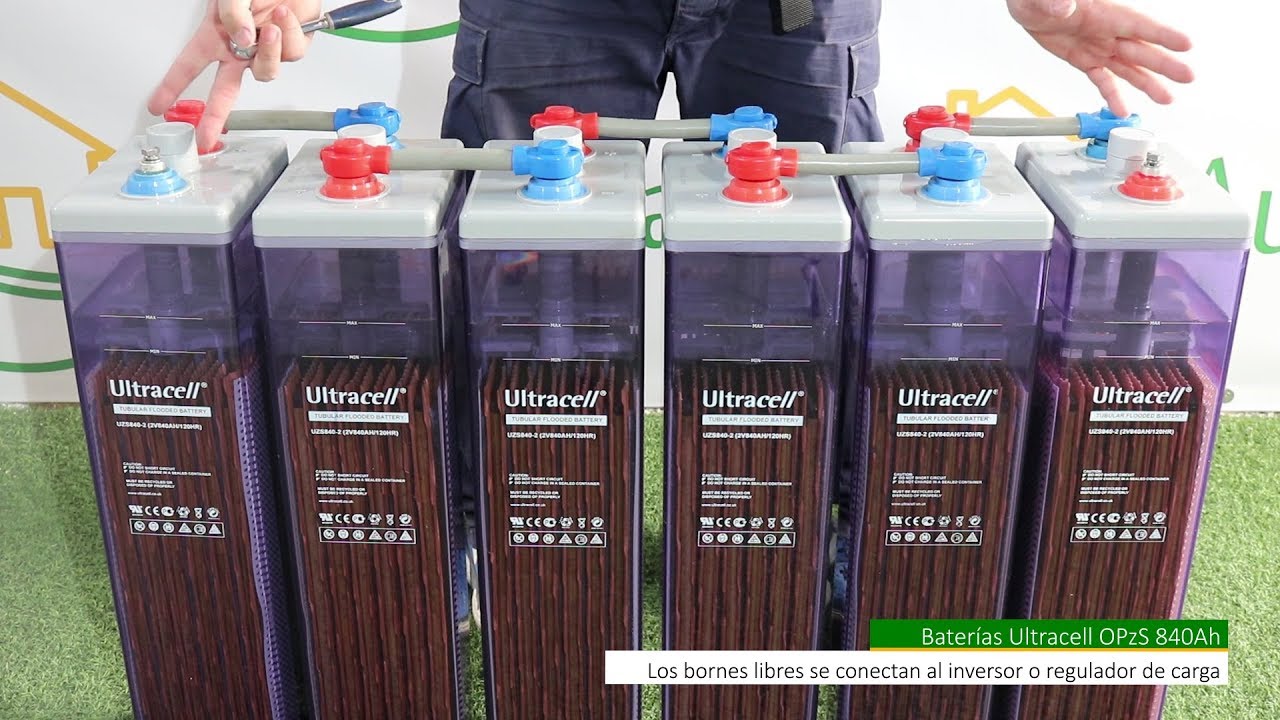Baterías Estacionarias 840Ah 2V OPzS Ultracell UZS840-2