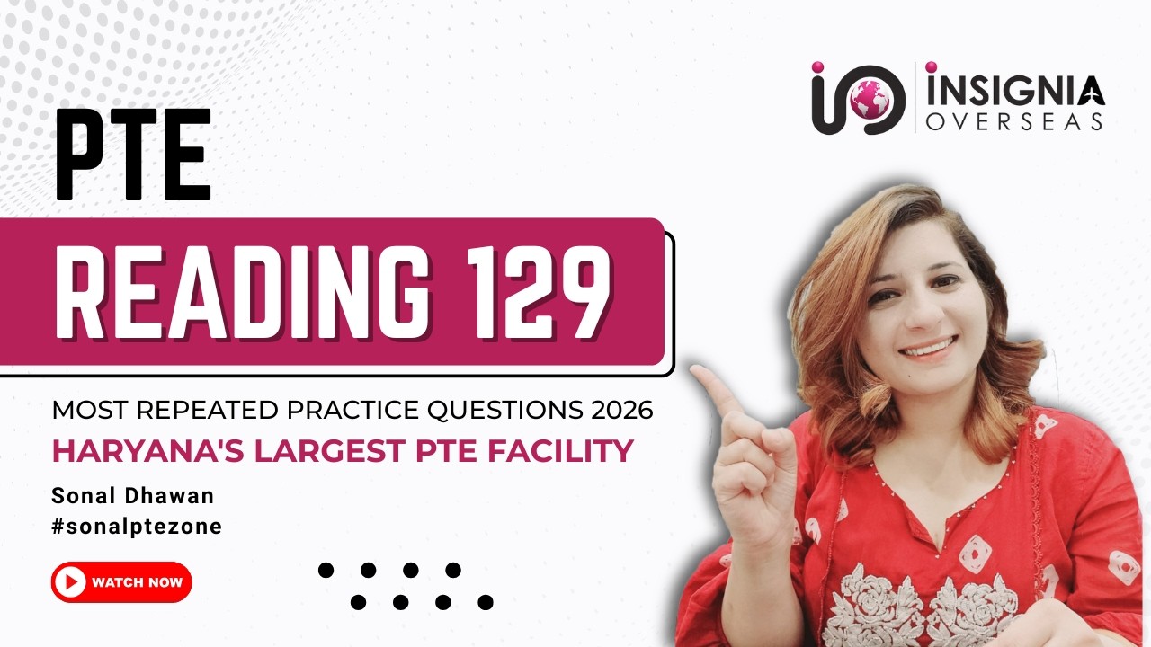 PTE FULL MOCK TEST  |  PTE READING MOCK TEST ｜PTE READING ｜PTE PRACTICE QUESTIONS #insigniaoverseas