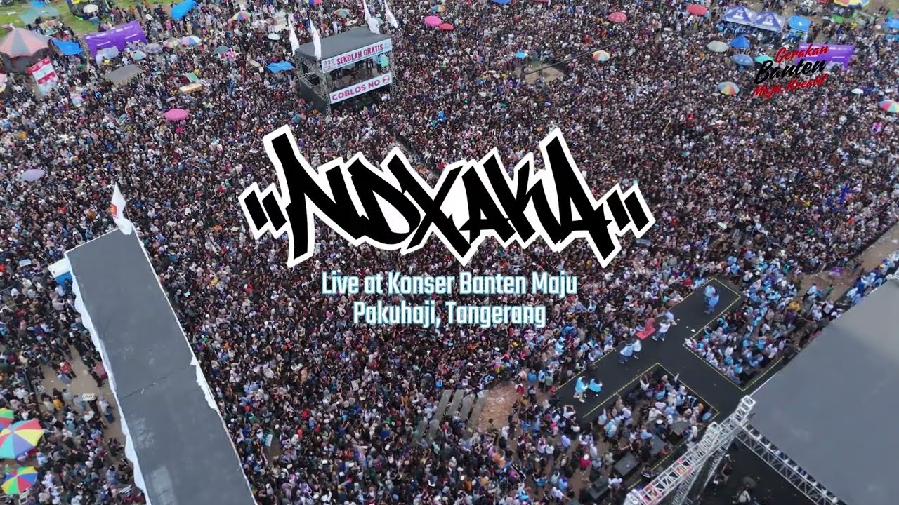 NDX AKA - Kimcil Kepolen (Aerial Video at Konser Banten Maju Pakuhaji, Tangerang)