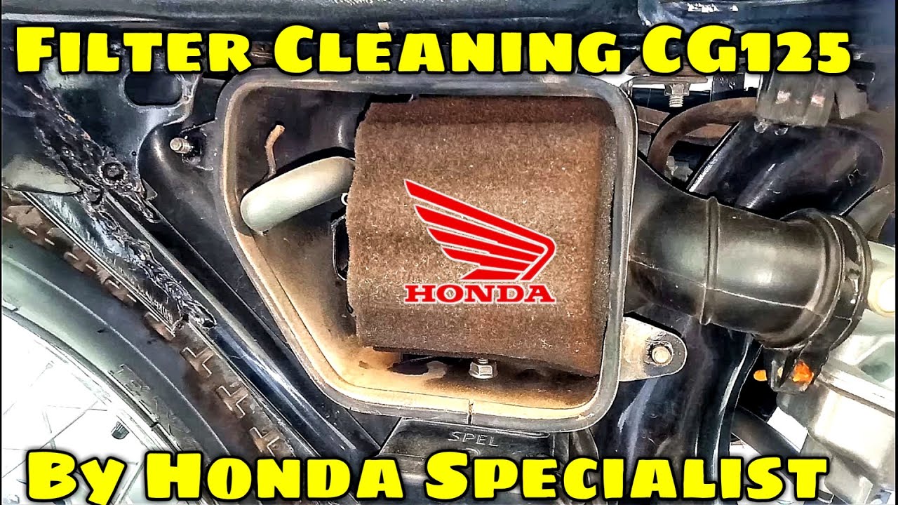 CG125 2021 MODEL Filter Cleaning Proper Technic from Specialist