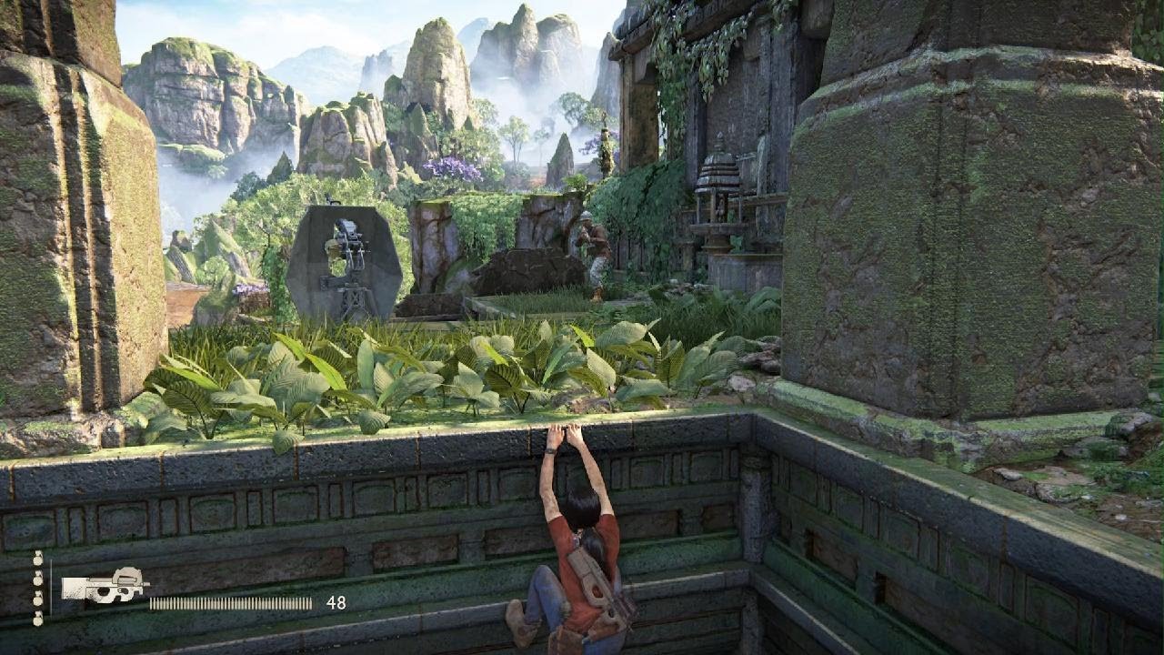 Uncharted: The Lost Legacy Turret Outpost Encounter Stealth Gameplay part 2