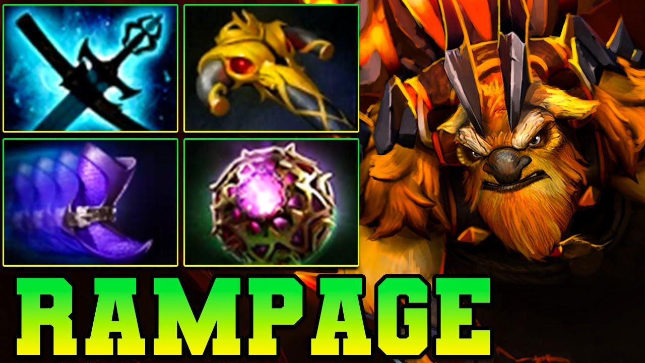 Rampage Earthshaker Dota 2 Mid Lane Carry Pro Gameplay Item Build Guide 7.39