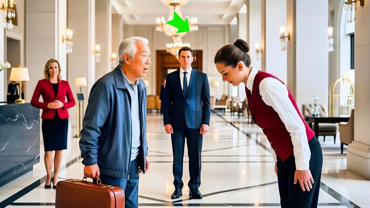 ВСЕ ИГНОРИРОВАЛИ ЯПОНСКОГО МИЛЛИОНЕРА… ПОКА ОФИЦИАНТКА НЕ СКАЗАЛА «ДОБРО ПОЖАЛОВАТЬ» ПО-ЯПОНСКИ.