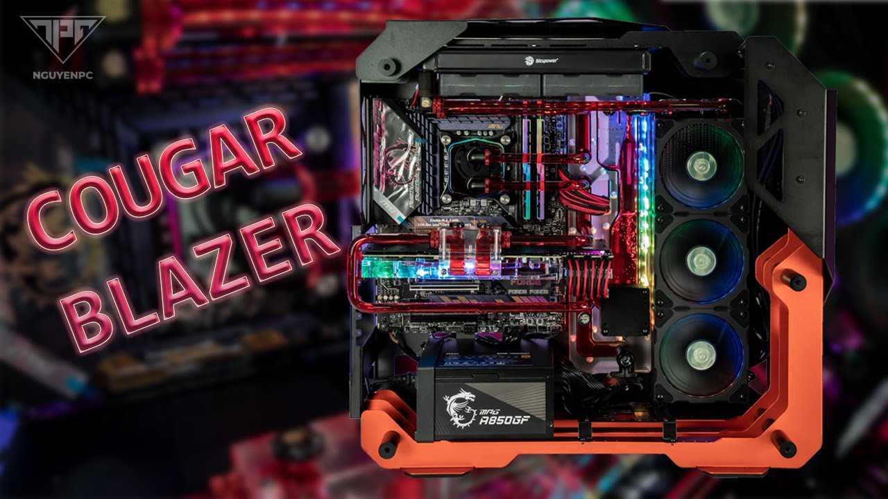 🔥Cougar Blazer ⚙️Time-lapse build ❄️Watercooling Bitspower custom☀️ by NGUYEN PC