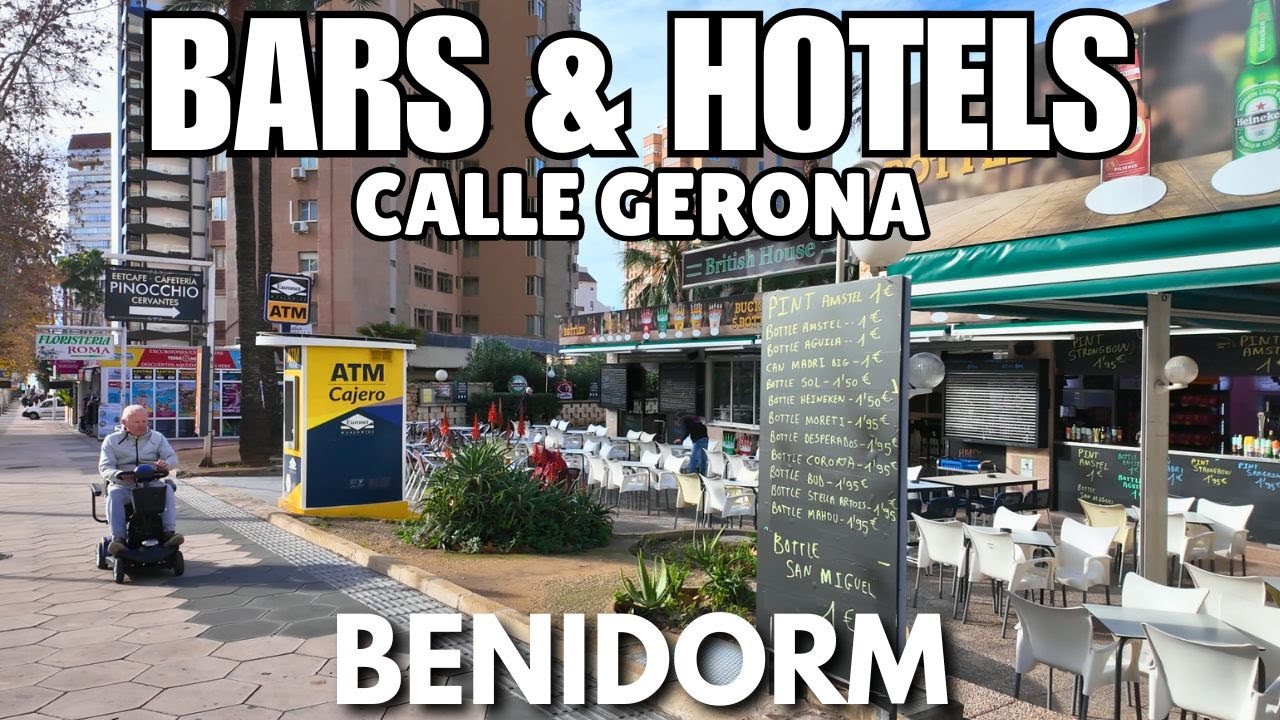Benidorm's BEST Bars, Hotels & Restaurants! 😱🍻┃Calle Gerona & Av. de Europa