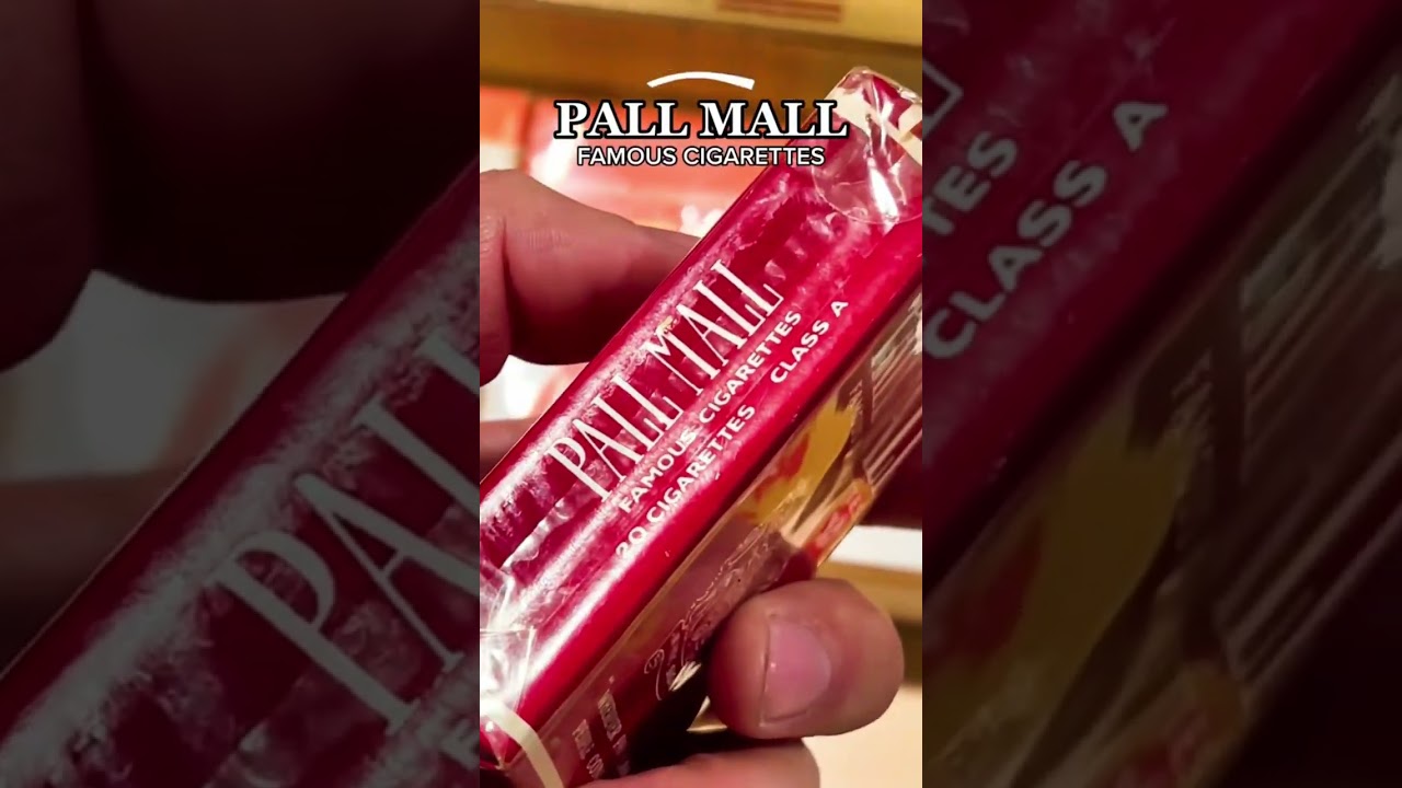 Old cigarettes PALL MALL FAMOUS CIGARETTES The American Tabacco Company #collector  #collection