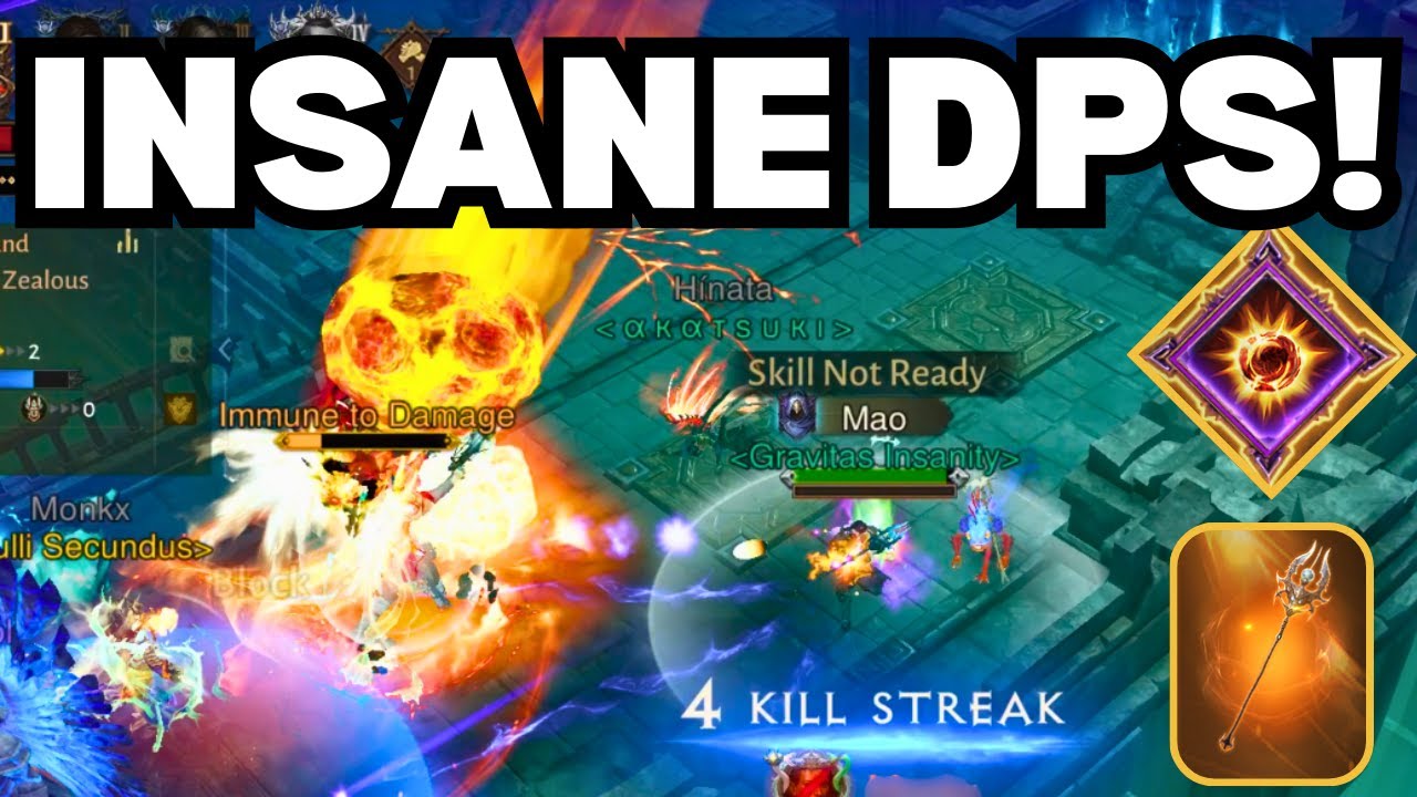 NEW COMBO DESTROYS PVP!! WIZARD META BREAKER Build v3.1 [Diablo Immortal]