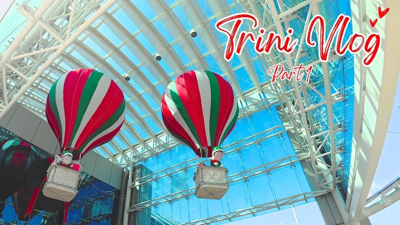 Trini Christmas Vlog Part 1 - Malls, Dim Sum, Coffee and Debe Doubles