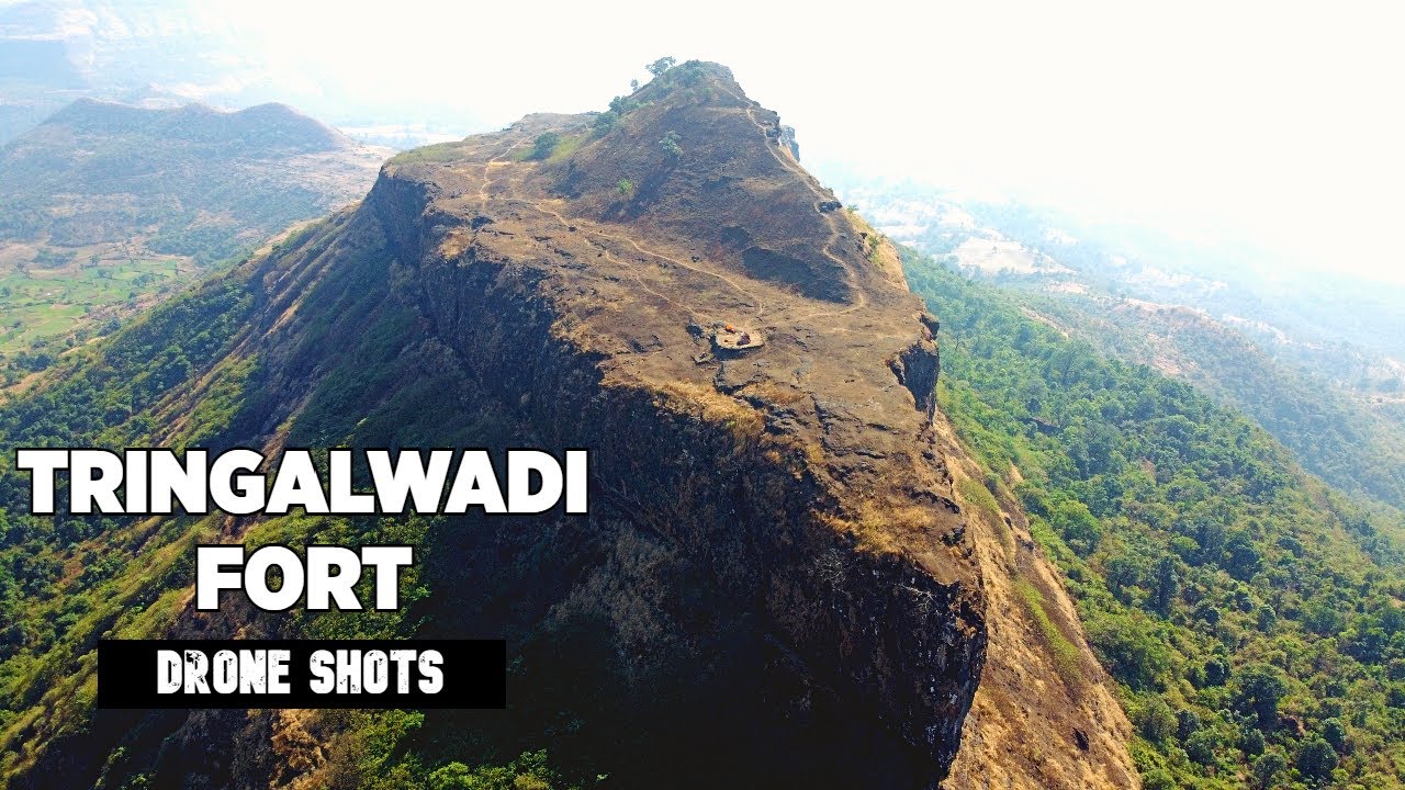 Tringalwadi Fort Trek | त्रिंगलवाडी किल्ला | Drone Shots | Unexplored Fort near Igatpuri | Nashik |