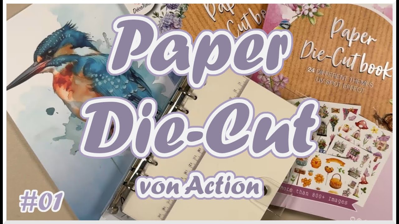 Paper Die-Cut Book || Action || Craft with me || #01