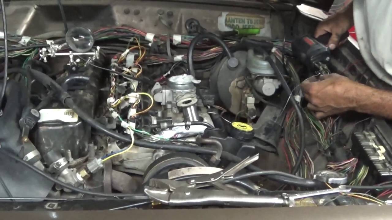 JEEP CHEROKEE 1998 RECONSTRUCCIÓN DEL RAMAL ELÉCTRICO DEL MOTOR
