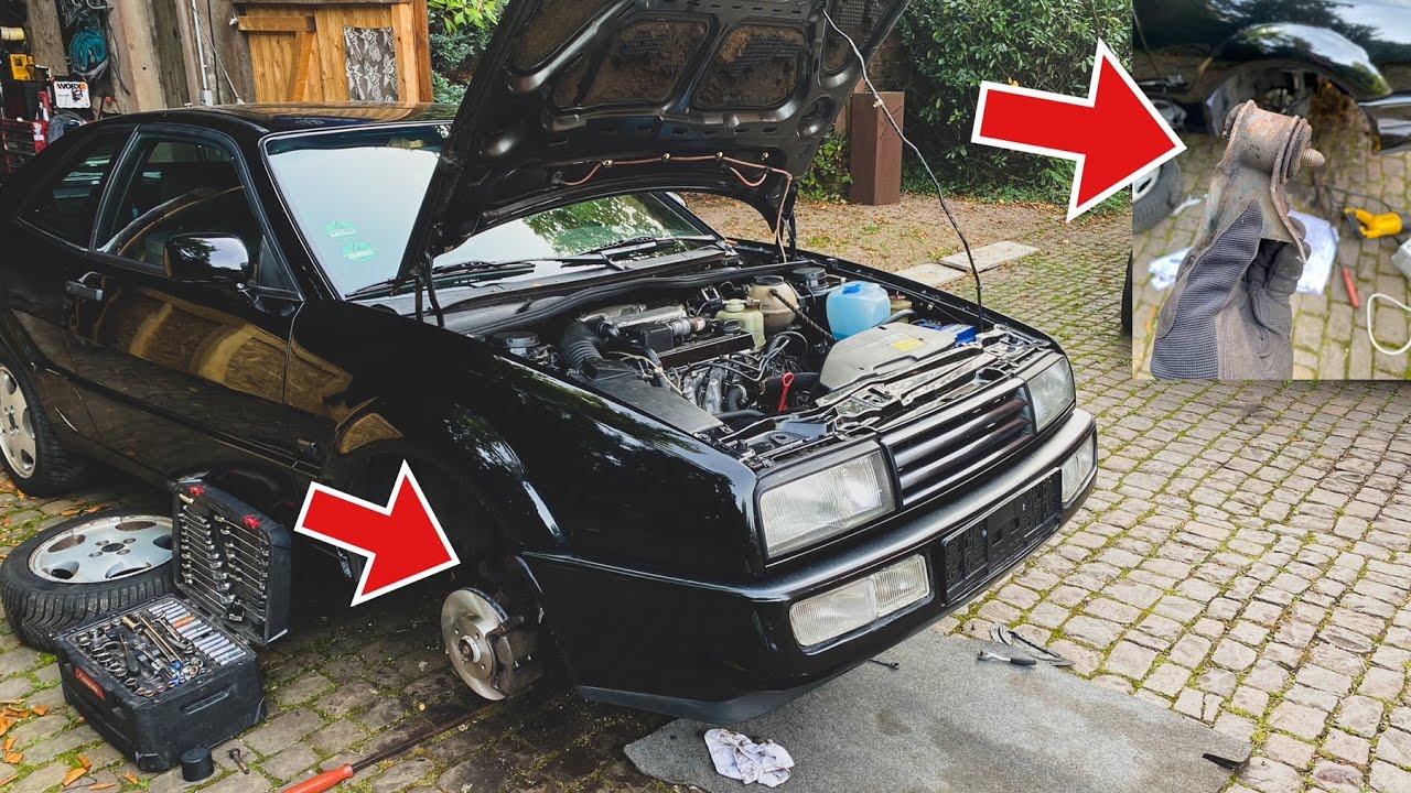 3 Day Project On The Corrado ( Stuck Bolts Suck lol )