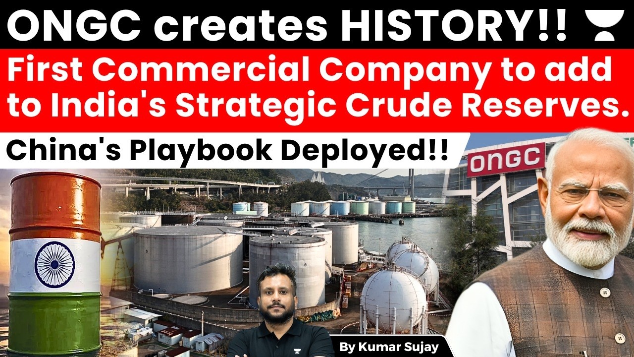 Much Needed Action!!ONGC approves project to expand strategic crude reserves. The Explained
