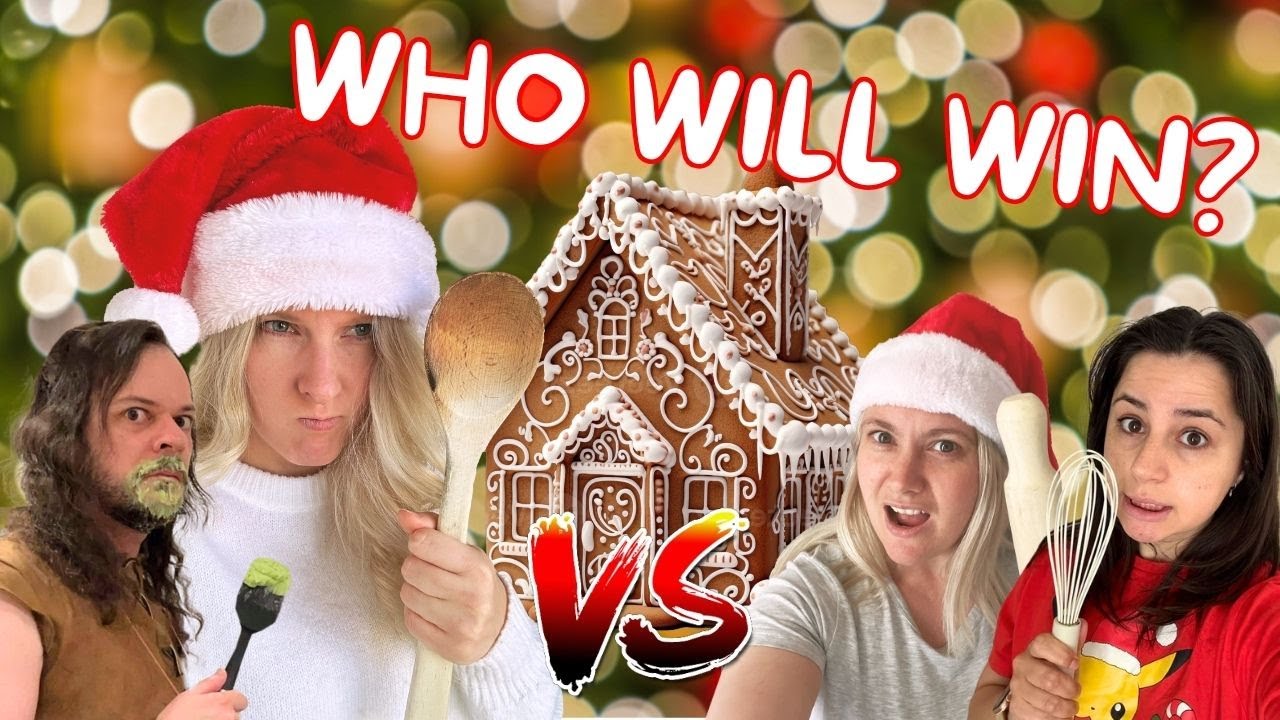 I Challenged my Friends to a Gingerbread Decorating Contest! (Who Will Win?)