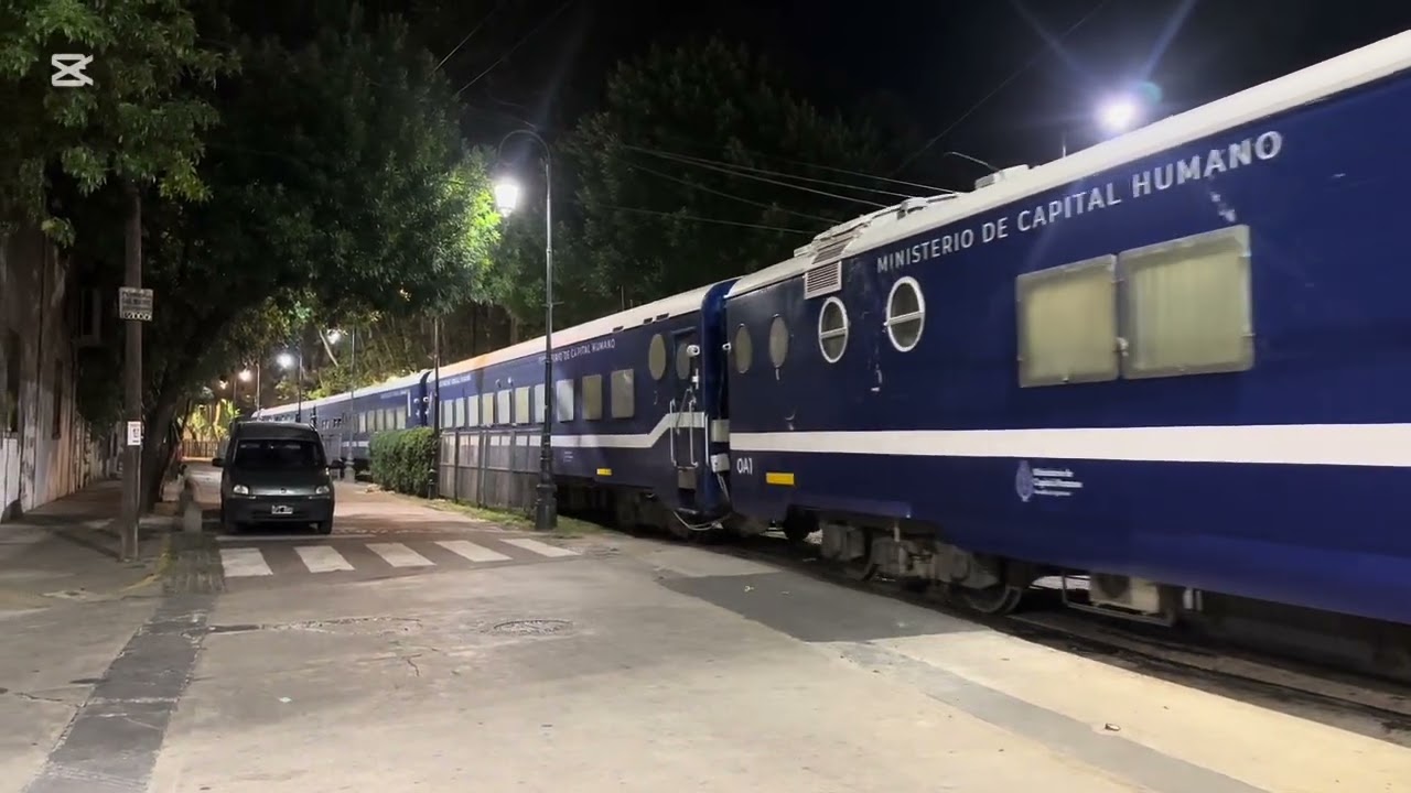 Tren Doctor Ramón Carrillo Sanitario Paso Nivel Calle Benito Quinquela Martin y Garibaldi 
